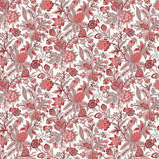 Cream Small Jacobean Trail | Bordeaux Antiques Roadshow™ (¼ Yard) - Emmaline Bags Inc.-Fabric
