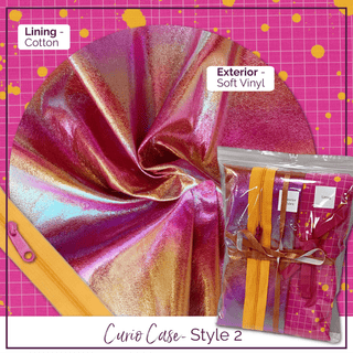 Curio Case Kit - A COMPLETE KIT, Including Pattern, foam & Fabric!! - Emmaline Bags Inc.