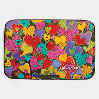 Dancing Hearts - Laurel Burch RFID Wallet - Emmaline Bags Inc.