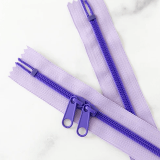 Daphne | 30" Nylon Coil Zipper | *Size #5* with Two Pulls - Emmaline Bags Inc.-Bag Zippers
