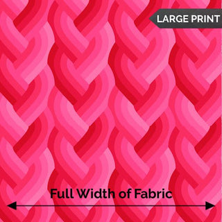 Dark Pink Ombre Braid | Echo by Moda (1/4 Yard) - Emmaline Bags Inc. - Fabric