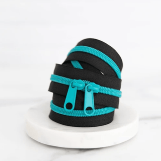 Deep Dive | 30" Nylon Coil Zipper | *Size #5* with Two Pulls - Emmaline Bags Inc.-Bag Zippers