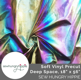 Deep Space | Sew Hungry Hippie Soft Vinyl | 18" x 55" Pre - Cut - Emmaline Bags Inc. - Fabric
