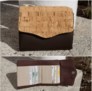 Demi Wallet by Linds Handmade (Printed Paper Pattern) - Emmaline Bags Inc.