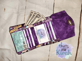 Demi Wallet by Linds Handmade (Printed Paper Pattern) - Emmaline Bags Inc.