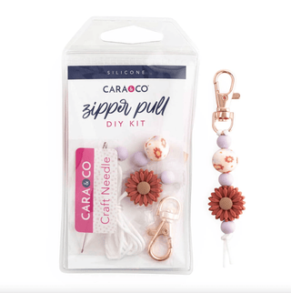 Disco Daisy | DIY Zipper Charm Pull Kit - Emmaline Bags Inc. - Sewing Supplies & Notions