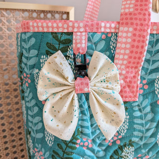 Divided Tablet Tote by Ma Tante Quilting (Printed Paper Pattern) - Emmaline Bags Inc.-Sewing Patterns