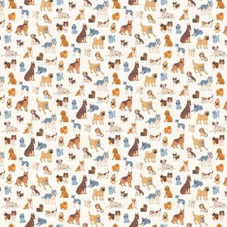 Dogs | Always by my Side by FIGO Studio (¼ Yard) - Emmaline Bags Inc.-Fabric