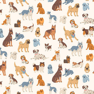 Dogs | Always by my Side by FIGO Studio (¼ Yard) - Emmaline Bags Inc.-Fabric