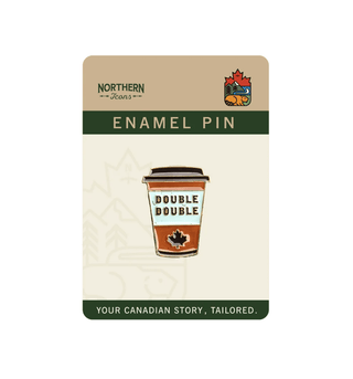 Double Double Coffee Cup | Enamel Pin - Emmaline Bags Inc.-Sewing Supplies & Notions