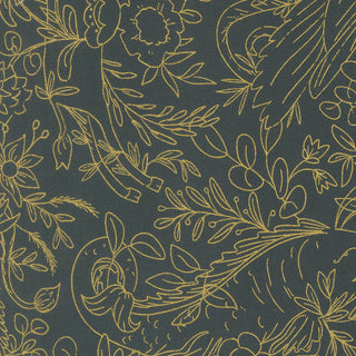 Dusk Ruins (Metallic) | Sunlit Ruins for Moda (¼ Yard) - Emmaline Bags Inc. - Fabric