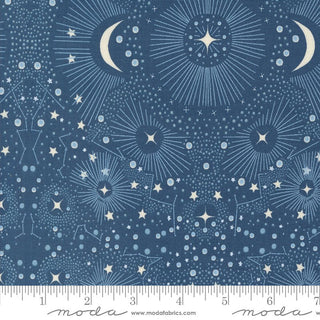 Dusk Starshine // Wonderland Wonder by Gingiber (1/4 yard) - Emmaline Bags Inc.