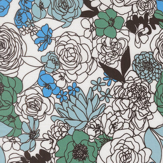 Dusty Sky Hidden Facet Florals | True To Hue by Alli K Design (1/4 Yard) - Emmaline Bags Inc. - Fabric