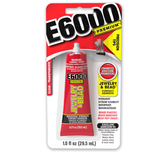 E6000 Glue | Premium Jewelry & Bead | 0.5 oz or 29.5 ml - Emmaline Bags Inc.-Sewing Supplies & Notions
