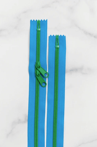 Earth | 30" Nylon Coil Zipper | *Size #5* with Two Pulls - Emmaline Bags Inc.-Bag Zippers