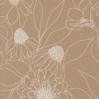 Earth Etched Floral // Botany by Alli K Design (1/4 yard) - Emmaline Bags Inc.