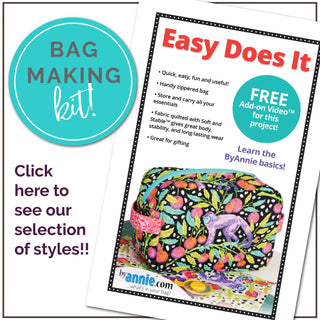 Easy Does It Boxy Bag - A COMPLETE KIT, Including Pattern, foam & Fabric!! - Emmaline Bags Inc.