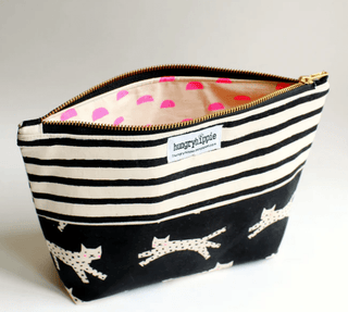 Easy Zipper Cases (Paper Pattern) by Sew Hungry Hippie - Emmaline Bags Inc.