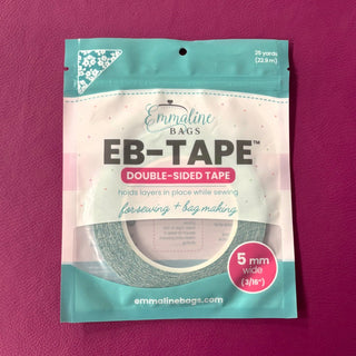 EB-TAPE™ | Double-Sided Tape | 5mm x 22.9m (~¼") - Emmaline Bags Inc.-Sewing Supplies & Notions