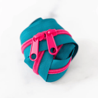 Electric Youth | 30" Nylon Coil Zipper | *Size #5* with Two Pulls - Emmaline Bags Inc.-Bag Zippers