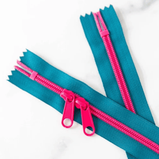 Electric Youth | 30" Nylon Coil Zipper | *Size #5* with Two Pulls - Emmaline Bags Inc.-Bag Zippers