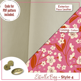 Estrella Bag - Complete Bag Making Kit - Emmaline Bags Inc.-Bag Kit