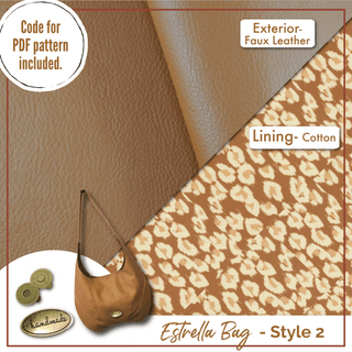 Estrella Bag - Complete Bag Making Kit - Emmaline Bags Inc.-Bag Kit