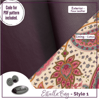 Estrella Bag - Complete Bag Making Kit - Emmaline Bags Inc.-Bag Kit