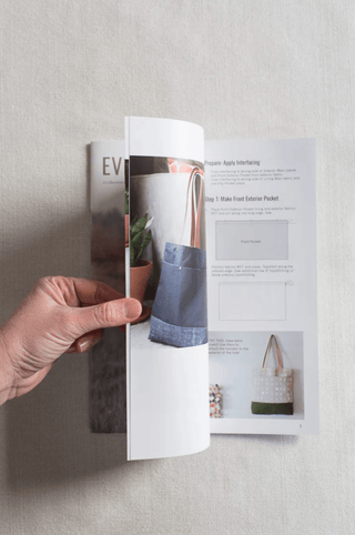 Everyday Essentials (3 patterns!) by Noodlehead (Printed Booklet) - Emmaline Bags Inc.-Sewing Patterns