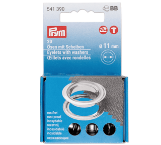 Eyelets 11 mm (7/16") (20 pack) - To use with Vario Tool - Emmaline Bags Inc.