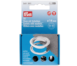 Eyelets 14 mm (9/16") (15 pack) - To use with Vario Tool - Emmaline Bags Inc.