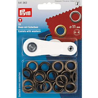 Eyelets with Washers | 11 & 14mm - Emmaline Bags Inc. - Bag Hardware