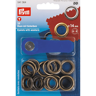 Eyelets with Washers | 11 & 14mm - Emmaline Bags Inc. - Bag Hardware
