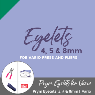 Eyelets with Washers 4, 5 & 8mm - Emmaline Bags Inc. - Bag Hardware