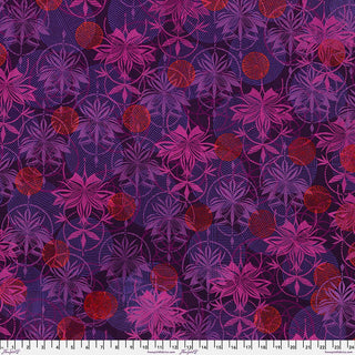 Fearless - Aubergine // Grace by FreeSpirit - (1/4 yard) - Emmaline Bags Inc.