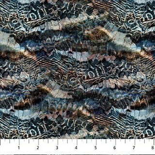 Feather Texture • Solitude Naturescapes for Northcott Studio (1/4 yard) - Emmaline Bags Inc.