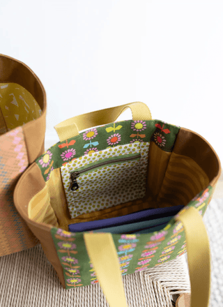 Fieldstone Tote by Noodlehead (Printed Paper Pattern) - Emmaline Bags Inc. - Sewing Patterns
