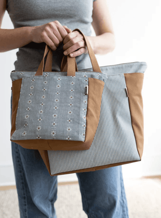 Fieldstone Tote by Noodlehead (Printed Paper Pattern) - Emmaline Bags Inc. - Sewing Patterns