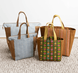 Fieldstone Tote by Noodlehead (Printed Paper Pattern) - Emmaline Bags Inc. - Sewing Patterns