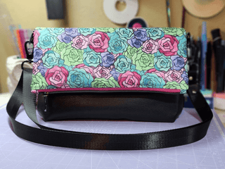 Fiona Foldover by Linds Handmade (Printed Paper Pattern) - Emmaline Bags Inc.