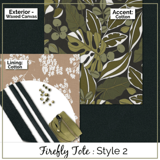 Firefly Tote - Complete Bag Making Kit - Emmaline Bags Inc. - Bag Kit
