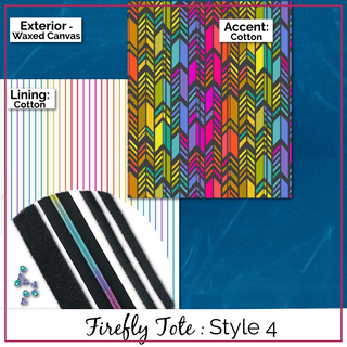 Firefly Tote | Complete Bag Making Kit - Emmaline Bags Inc.-Bag Kit
