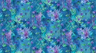 Fish | Coral Reef for Northcott (¼ Yard) - Emmaline Bags Inc. - Fabric