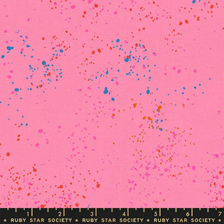 Flamingo (Canvas) | Speckled Canvas by Ruby Star Society (1/4 Yard) - Emmaline Bags Inc. - Fabric