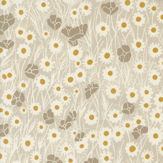 Flax Poppy Field // Field of Flowers (1/4 yard) - Emmaline Bags Inc.