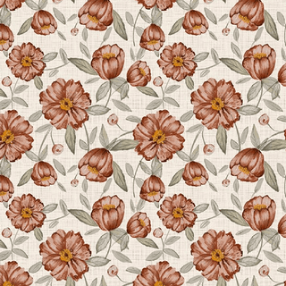 Floral | Wild at Heart for FIGO (¼ Yard) - Emmaline Bags Inc.-Fabric