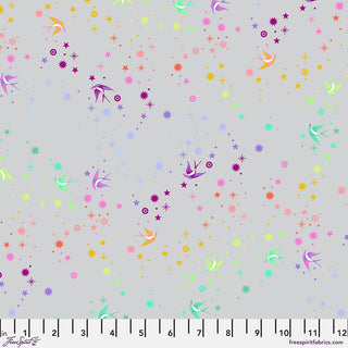 Fog Fairy Dust // Graywork by Tula Pink (1/4 yard) - Emmaline Bags Inc. - Fabric