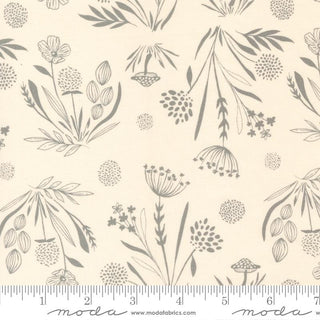 *Foraged Finds in Cream // Woodland & Wildflowers for Moda (1/4 yard) - Emmaline Bags Inc.