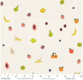 Fruit Orchard - Cream • Orchard (1/4 yard) - Emmaline Bags Inc.