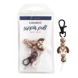 Furry Dog Friend | DIY Zipper Charm Pull Kit - Emmaline Bags Inc. - Sewing Supplies & Notions